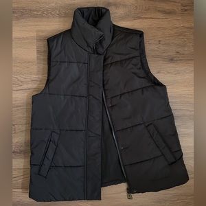 Black puffer vest from Marshall’s